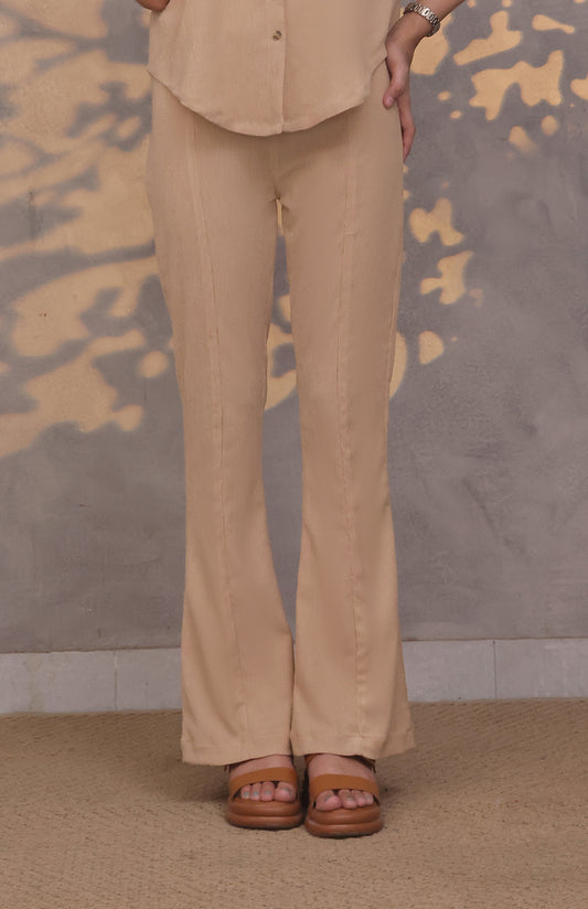 Textured Stretch Trousers