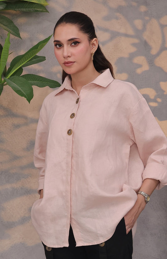 Tailored linen shirt