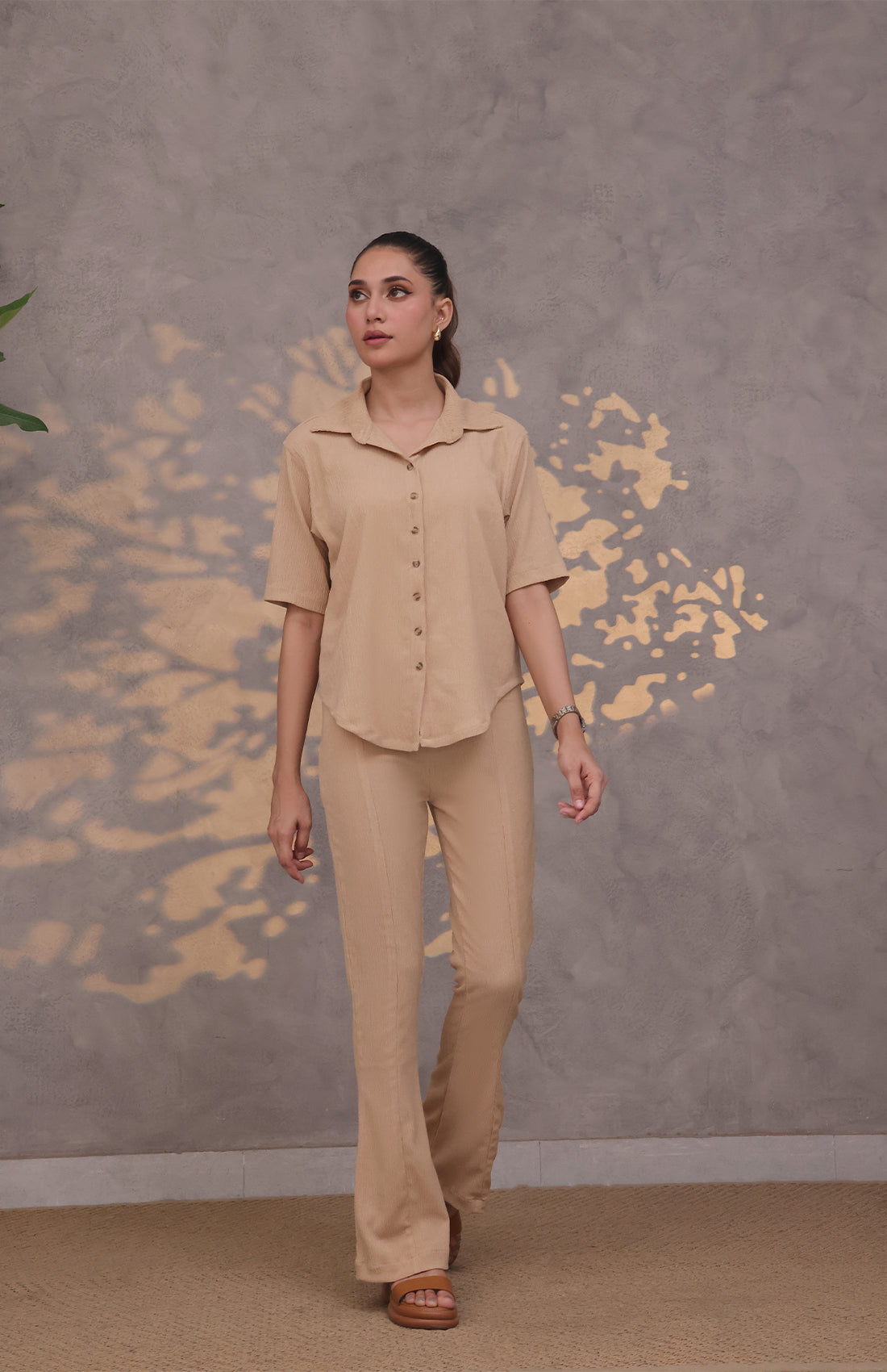 Textured Stretch Shirt
