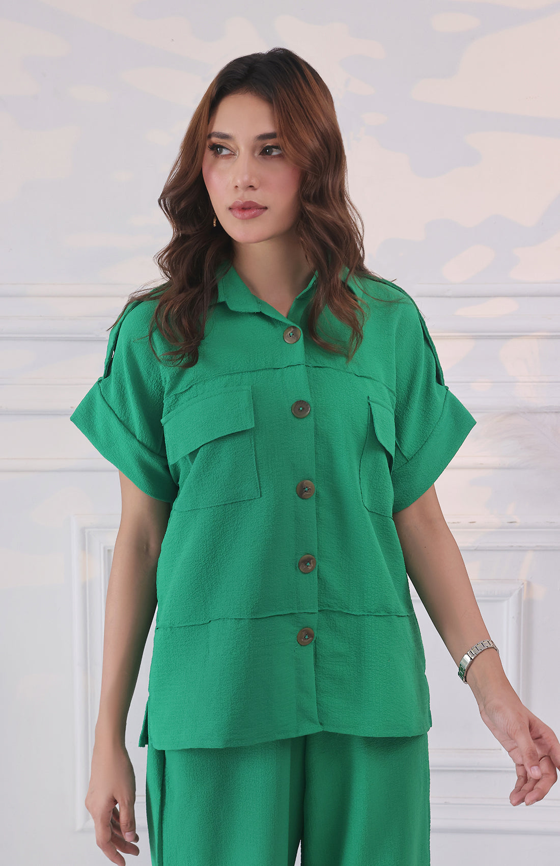 Textured Utility Shirt