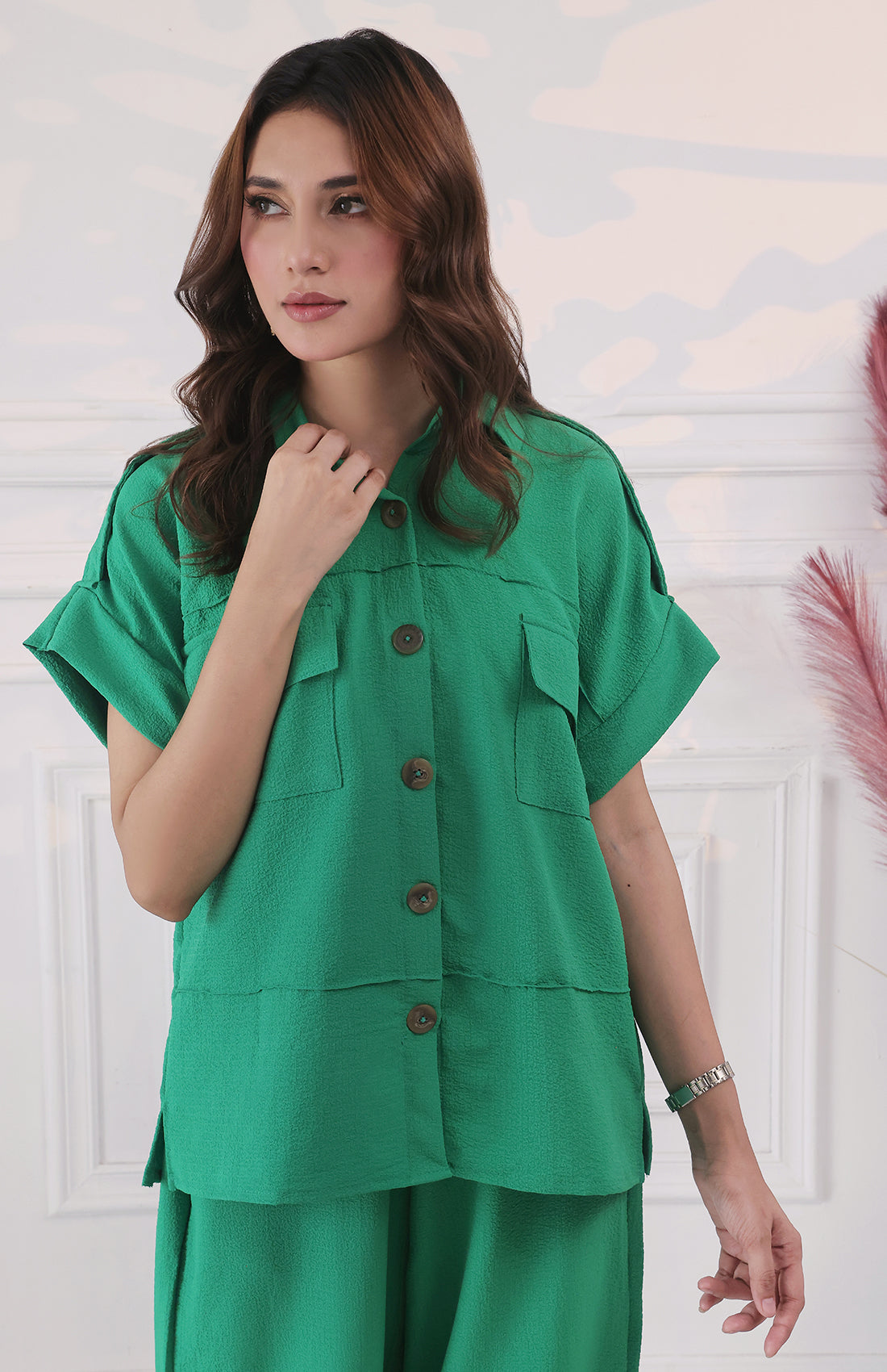 Textured Utility Shirt