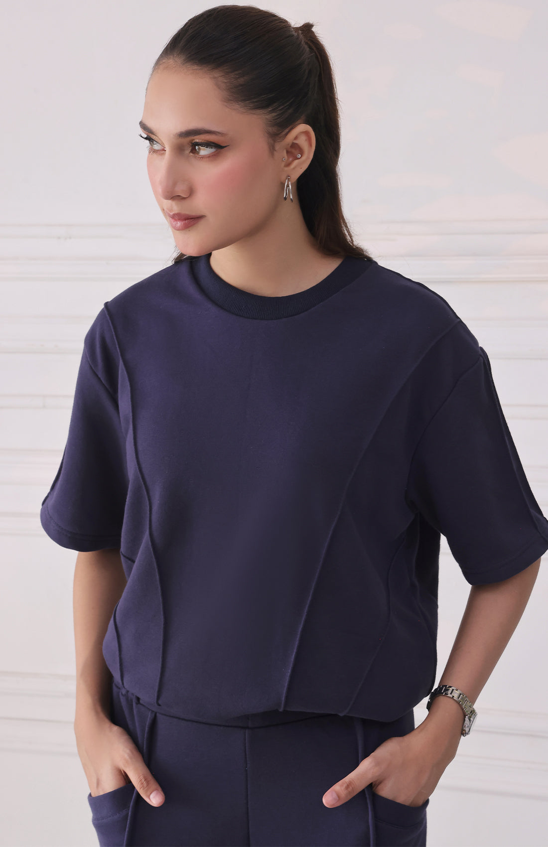 The Tuck Detail Oversized Tee
