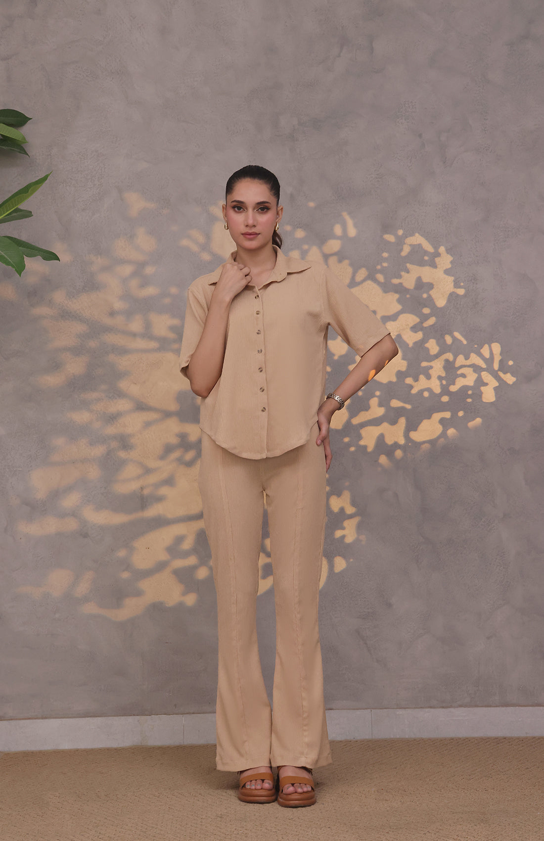 Textured Stretch Shirt