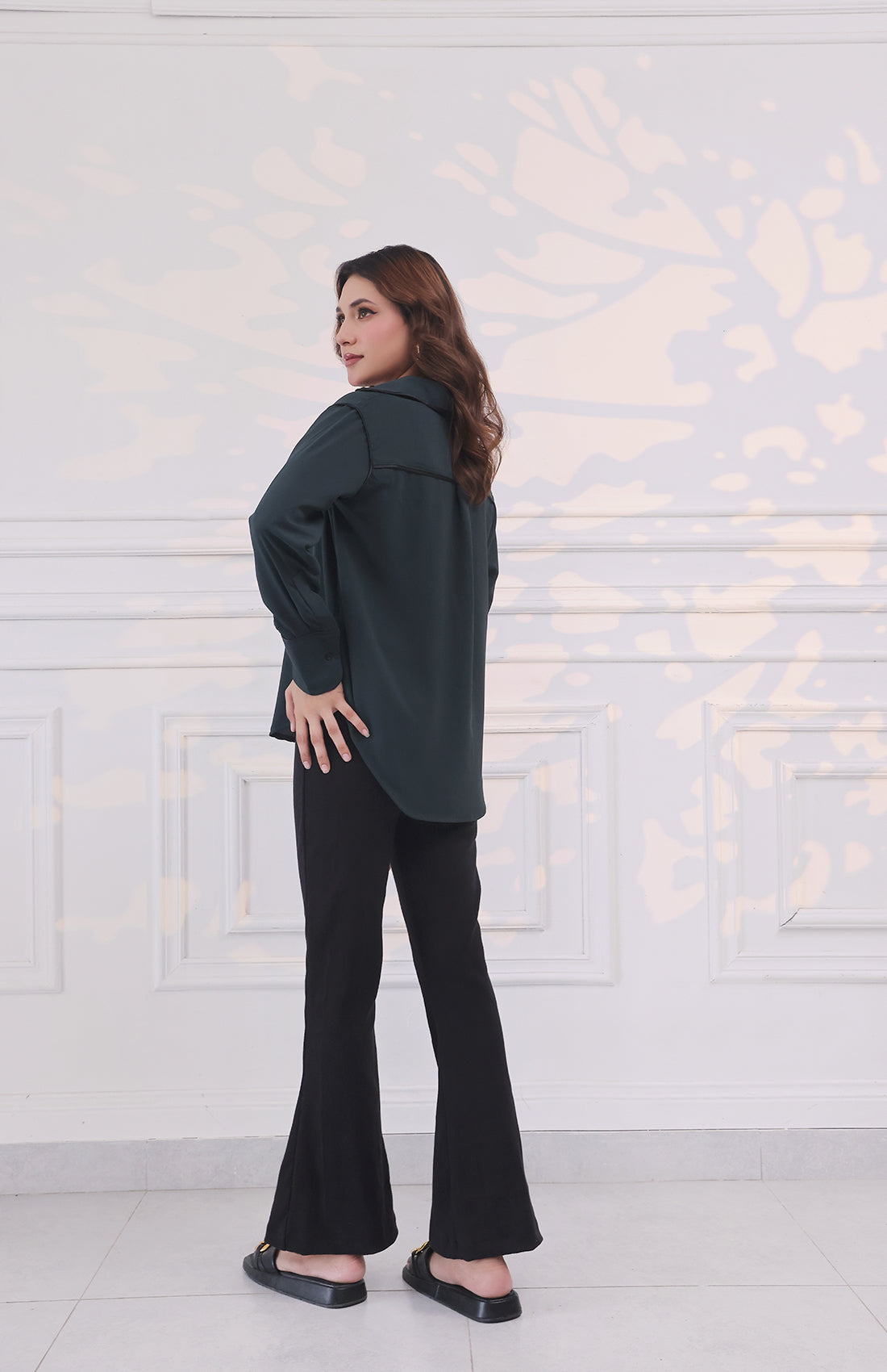 Contrast Trim Shirt
