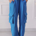 Casual Terry Cargo Pants