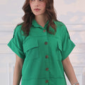 Textured Utility Shirt