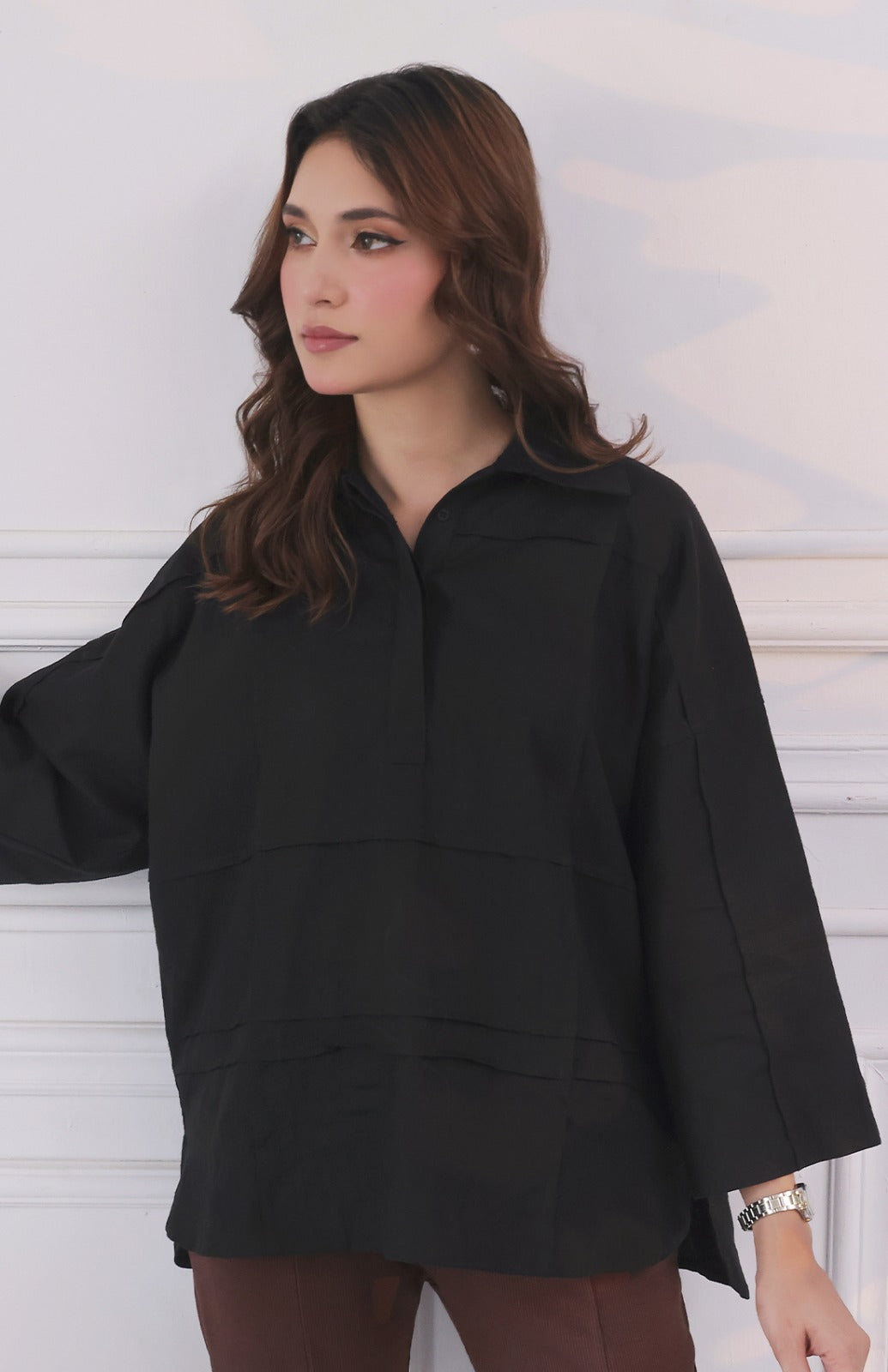 The Pintuck Linen Tunic