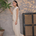 Linen City Vest Cream