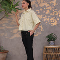 Wide Sleeve Striped Shirt