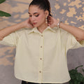 Wide Sleeve Striped Shirt
