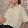 Wide Sleeve Striped Shirt
