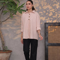 Tailored linen shirt